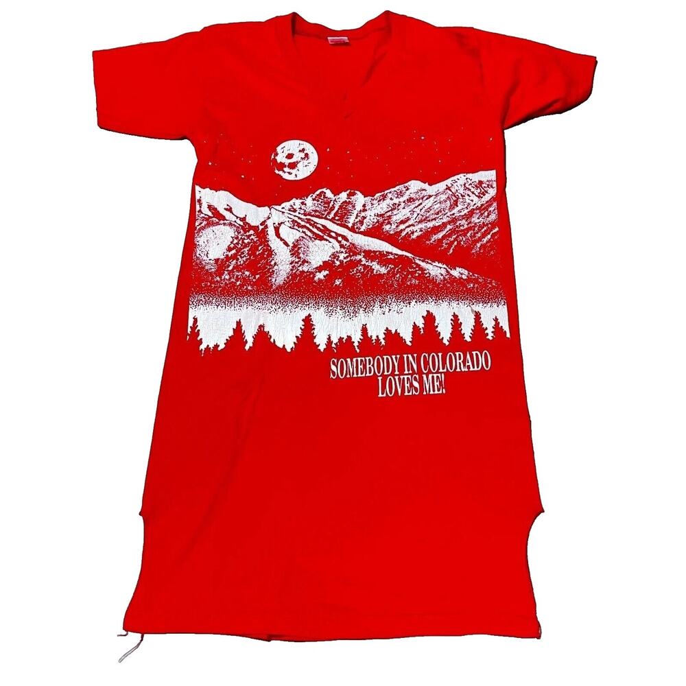 Vintage Colorado T-Shirt, Long Tunic or Sleep Nighty Shirt